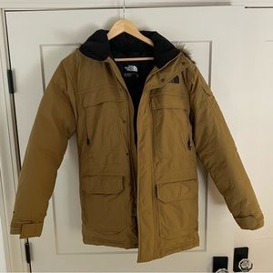 SOLD NWT The North Face Mens Down Parka Utility Brown XS